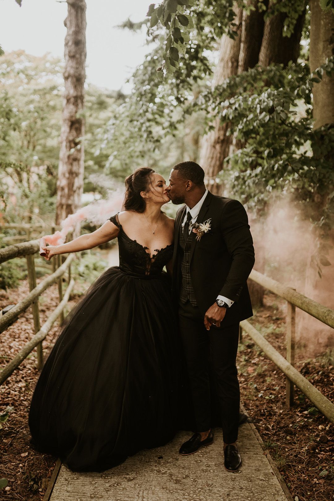 Something Black Wedding Dress for the Unique Bride - Love Maggie